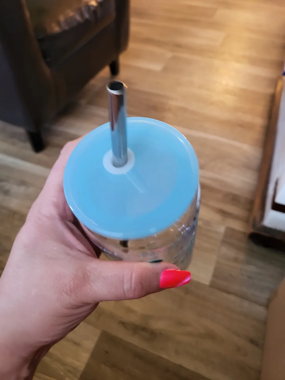 Tiffany & Co. Betty Boop Blue Acrylic Tumbler with Straw